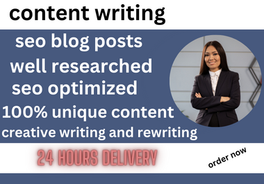 i can write 2000 words unique and creative article only 2