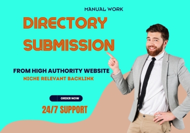 I will create top 120 Approval Web directory submission SEO backlinks