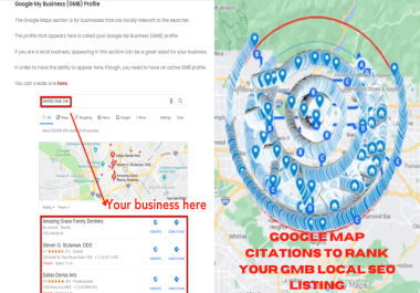 I will Create 3000 Dominating Map citations for local SEO and Gmb ranking