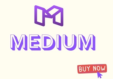 Write an Publish 5 blog Posts on Medium,  medium. com - DA 95