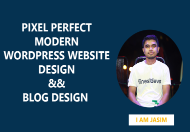 I will create your modern wordpress website