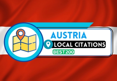 Top 200 Austria local citations and directory submission.