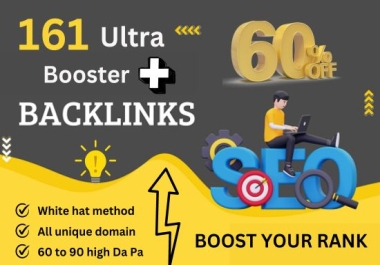 Boost Your Ranking with 160+ Unique Alpha Strong Booster Backlinks 2K24 Updet