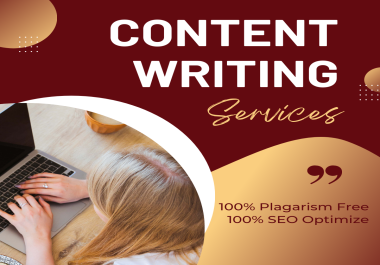 I will write 3 x 600 best quality optimize content for your website
