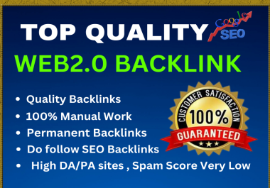 I will manually 50 web2.0 SEO backlink
