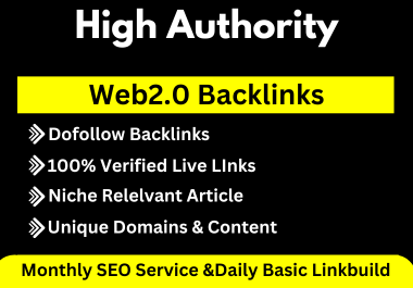 Boost Your Website's Success with 75 Web 2.0 SEO Backlinks