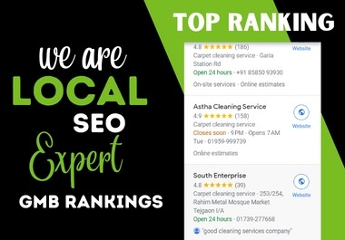 Increased GMB Rankings and Premium Google Maps Quote Services for Local SEO