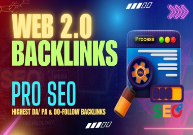 I will Create 100 Web2.0 Backlinks for your Website rankingng