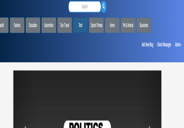 I will develop a blogging website using PHP,  laravel and vuejs