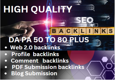 I will build Manual web 2 0 SEO backlinks