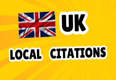 I will create best 100 UK local citations