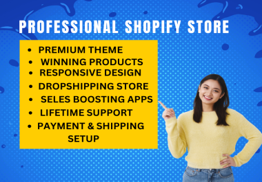I will create dropshipping store and e-commerce Website