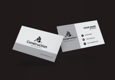 modern minimalist Business Card Design