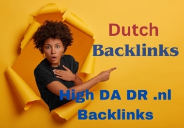 30 DUTCH dofollow backlinks for boost local SEO