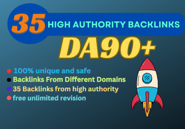 I will 30 DA90+ High Quality seo Backlinks
