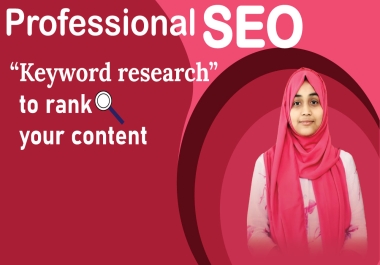 I will do SEO keyword research to rank your content