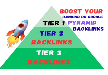 I will Create 3000 Pyramid SEO Tier 1 Tier 2 Tier 3 Backlinks