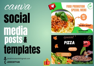 I will create logos,  different designs,  profile templates with my best through Canva