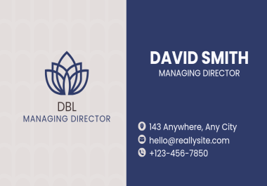 I will do modern Business Card design by Canva