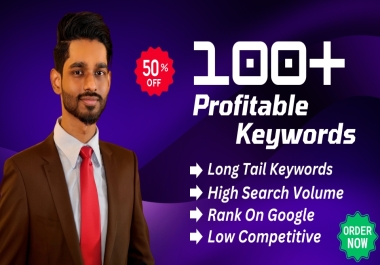 100+ Profitable Keyword Research For Any Website With High Search Volume