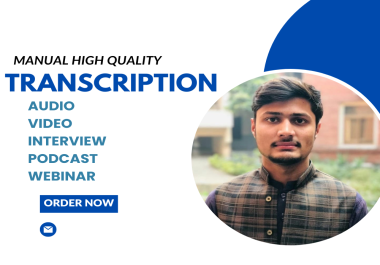 I will transcribe audio and do video transcription in just 24 hours