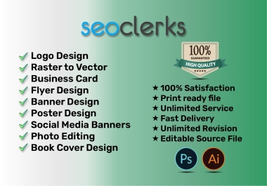 Redesign, logo editing,  update,  vectorize and modify