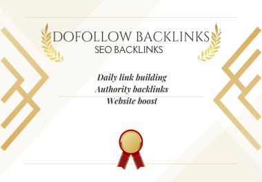 I will do high authority dofollow link building monthly seo backlink