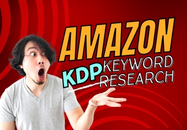 I Will Find in Depth Amazon KDP Keyword Research for your Book Niche