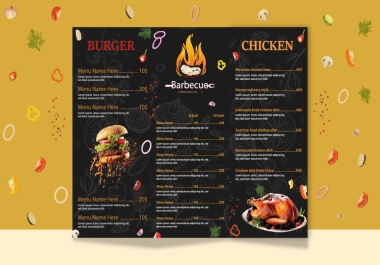 I will list pricings of restaurant&rsquo s menu,  or any services.