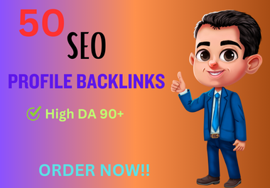 I will build dofollow best profile backlinks high domain authority moz da90 plus SEO links