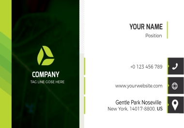 Design a unique business card Reflects the essence of your business