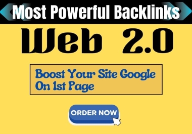I Will build top 60 dofollow web 2.0 backlinks with high DA/PA