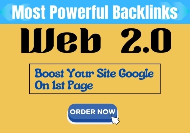 I Will build top 60 dofollow web 2.0 backlinks with high DA/PA