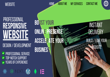 Professional Responsive Landing Page for your Business