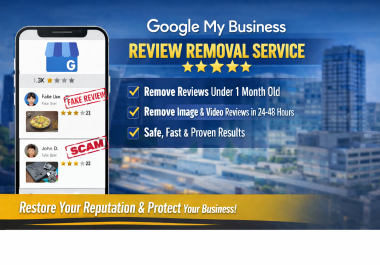 I will remove bad google reviews less than a Three weeks