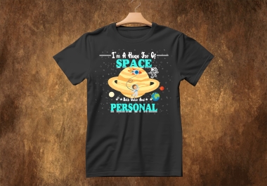 I will create custom graphic typography t shirt design within 24 hours