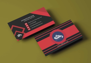 I will do professional business card design with QR code and business logo