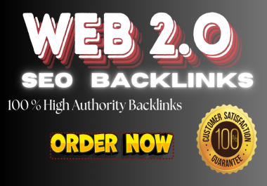 I will Create 70 web 2.0 high Quality backlinks rank your website