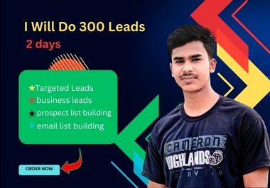 I will provide real estate for business-to-business lead creation across all sectors.