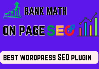 I will do Rank math on page SEO on word press