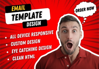 I will design EyeCatching HTML Email template & Newsletters for Email Marketing