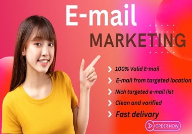 I will collect 1k niche targeted active and bulk e-mail for business