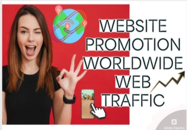 I will promote your website increasing worldwide Web Traffic