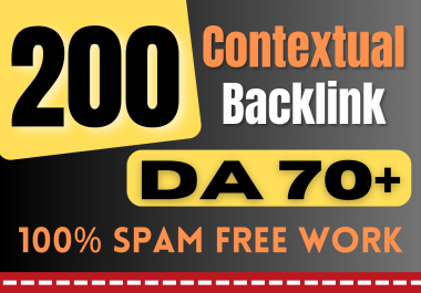 Get 200+ High-Quality Contextual Backlinks for Enhanced Website Visibility