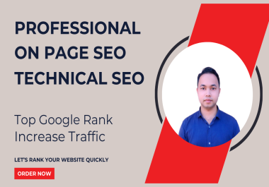 I will do complete on page and technical SEO for wordpress website