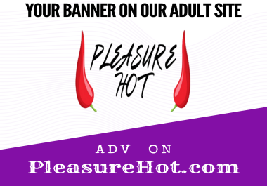 Your banner ADV on our adult shop