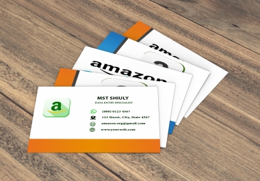 I will do professional business card design,  unique business card with 2d card image into a 3d card
