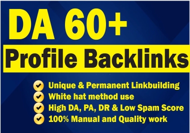 60 high quality backlinks for business SEO ranking