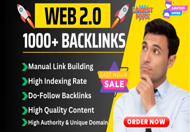 I Will Create 1000+ Do-Follow Backlinks For Your Website