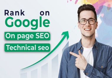 I will do technical complete onpage SEO for wordpress shopify wix